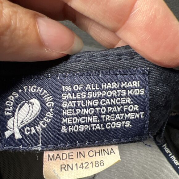 Hari Mari Logo Rope Snapback Dad Hat Cap Men's OSFM Black Nylon Golf - Picture 12 of 12